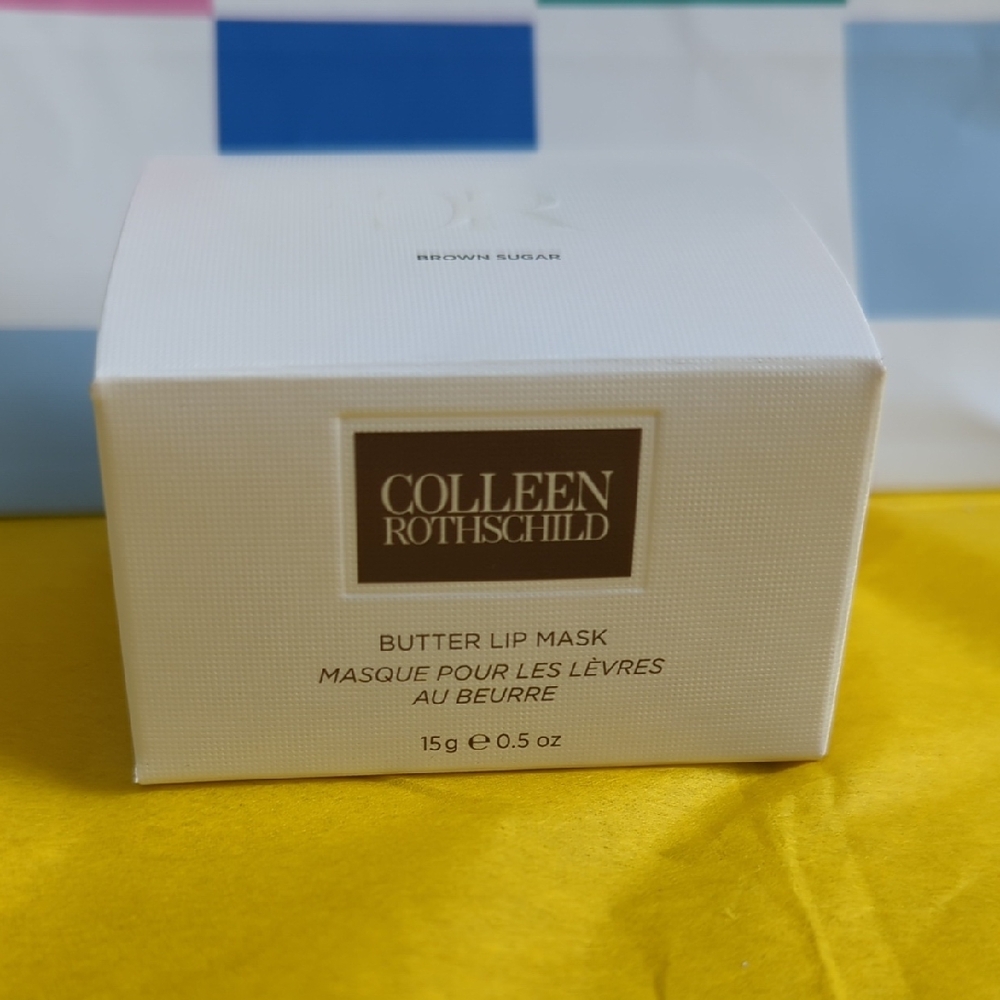 Collen Rothschild Butter Lip Mask Full Size Sealed In The Box Brown Sugar 0.5 oz